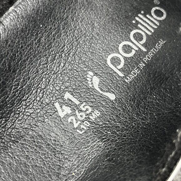 Birkenstock Arizona Papillio Platform Sandals White Black Polka Dot Women 10 /41 - Picture 9 of 9